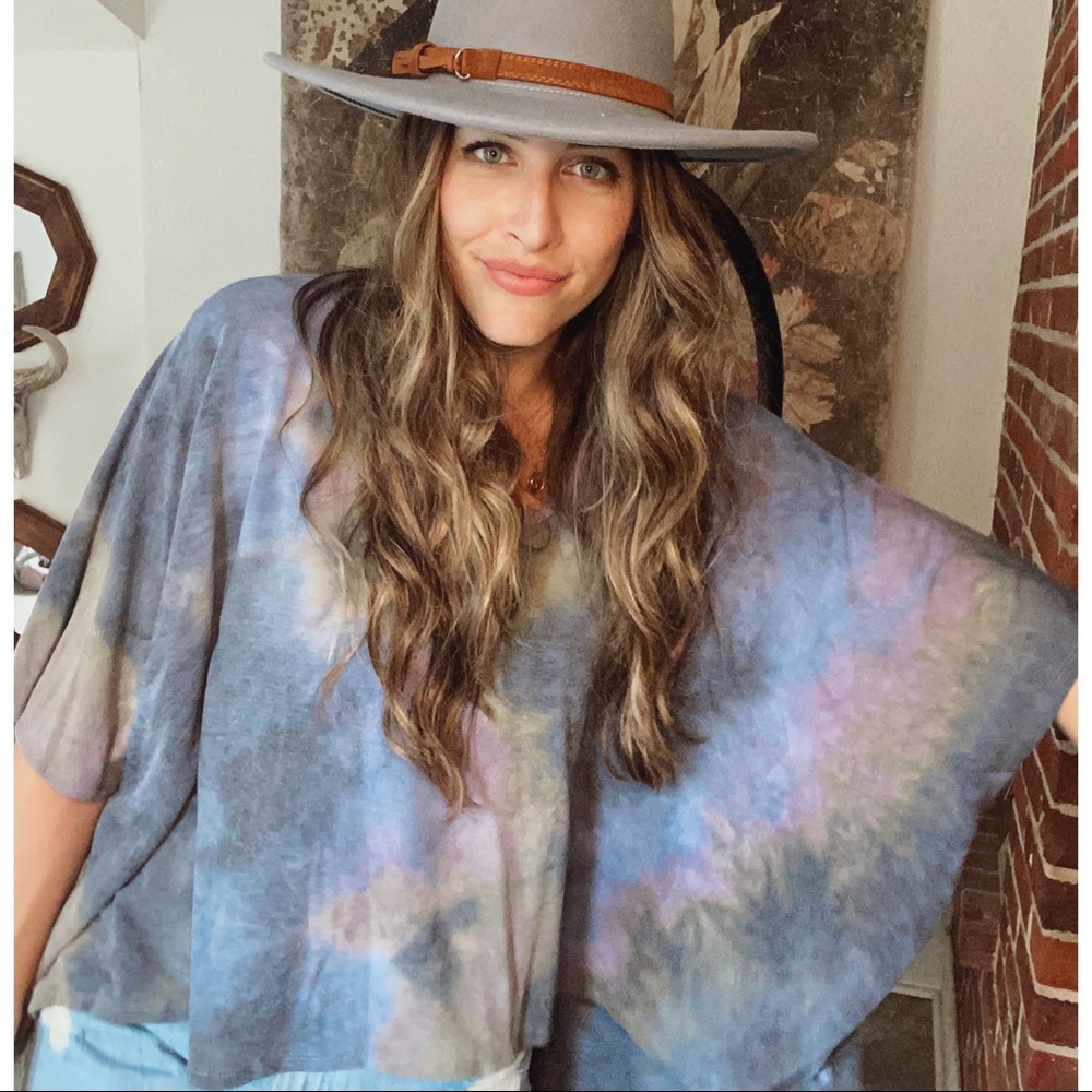 Water Color Boho Tie Dye Hi Lo Tunic 🌀🦋🔮